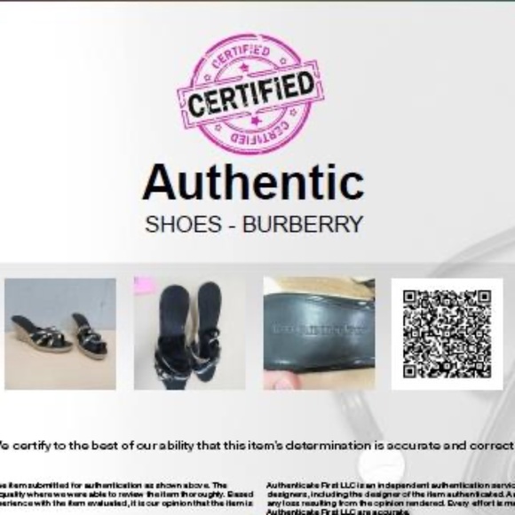 Burberry Authenticated Check Canvas Espadrille Wedge Sandals Women's 40(FS6A) - Picture 5 of 5